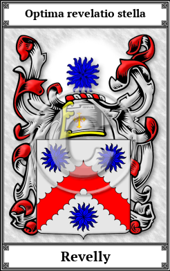 Revelly Family Crest Download (JPG)  Book Plated - 150 DPI