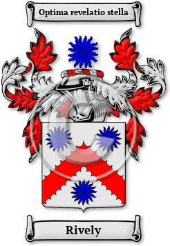 Rively Family Crest Download (jpg) Legacy Series - 150 DPI