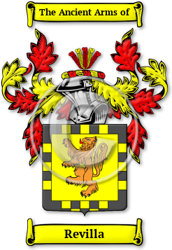 Revilla Family Crest Download (jpg) Legacy Series - 150 DPI