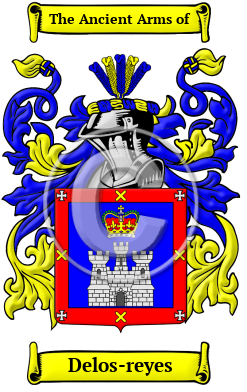 Delos-reyes Family Crest Download (JPG) Heritage Series - 300 DPI