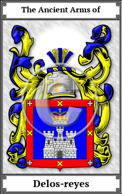 Delos-reyes Family Crest Download (JPG) Book Plated - 600 DPI
