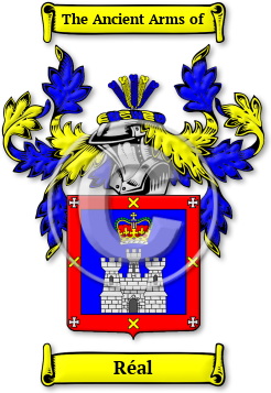 Réal Family Crest Download (jpg) Legacy Series - 150 DPI