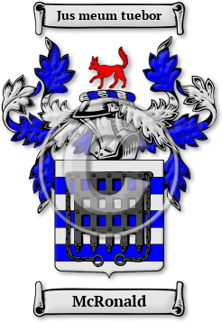 McRonald Family Crest Download (jpg) Legacy Series - 150 DPI