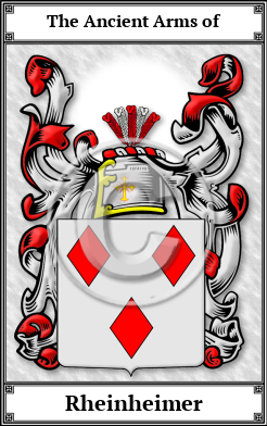 Rheinheimer Family Crest Download (JPG)  Book Plated - 150 DPI