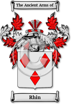 Rhin Family Crest Download (JPG) Legacy Series - 600 DPI