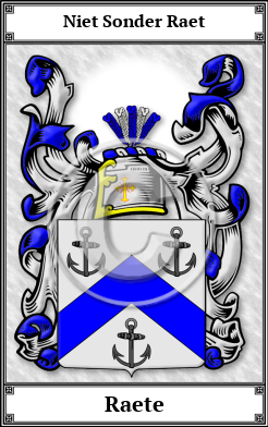 Raete Family Crest Download (JPG)  Book Plated - 150 DPI