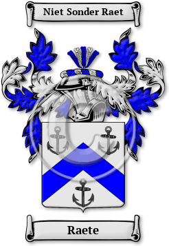 Raete Family Crest Download (jpg) Legacy Series - 150 DPI