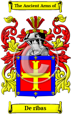 De ribas Family Crest/Coat of Arms