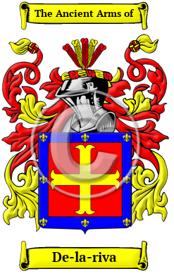 De-la-riva Family Crest Download (JPG) Heritage Series - 300 DPI
