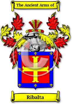 Ribalta Family Crest Download (jpg) Legacy Series - 150 DPI