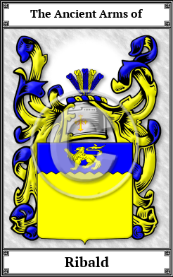 Ribald Family Crest Download (JPG) Book Plated - 600 DPI