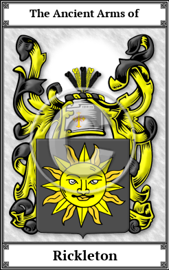 Rickleton Family Crest Download (JPG)  Book Plated - 150 DPI