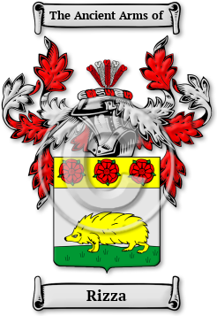 Rizza Family Crest Download (jpg) Legacy Series - 150 DPI