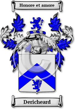 Dericheard Family Crest Download (JPG) Legacy Series - 600 DPI