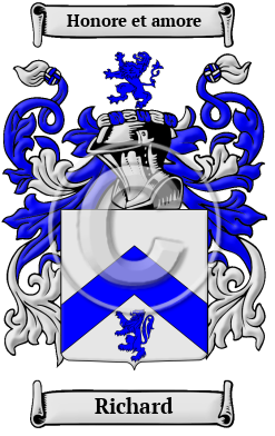 Richard Family Crest Download (JPG) Heritage Series - 600 DPI