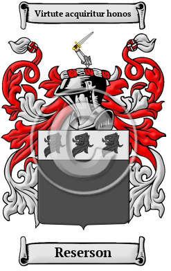 Reserson Family Crest/Coat of Arms