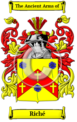 Riché Family Crest Download (JPG) Heritage Series - 300 DPI