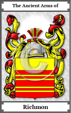Richmon Family Crest Download (JPG)  Book Plated - 150 DPI