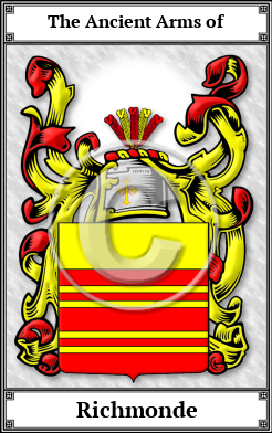 Richmonde Family Crest Download (JPG)  Book Plated - 150 DPI