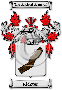 Rickter Family Crest Download (jpg) Legacy Series - 150 DPI