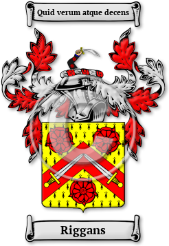 Riggans Family Crest Download (jpg) Legacy Series - 150 DPI