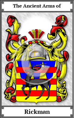 Rickman Family Crest Download (JPG)  Book Plated - 150 DPI