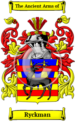 Ryckman Family Crest Download (JPG) Heritage Series - 600 DPI