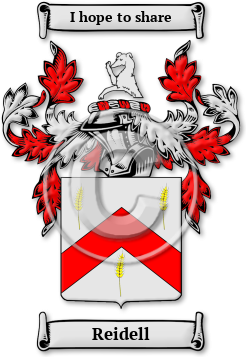 Reidell Family Crest Download (jpg) Legacy Series - 150 DPI