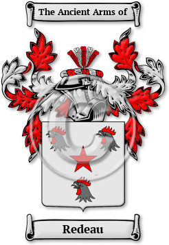 Redeau Family Crest Download (JPG) Legacy Series - 600 DPI