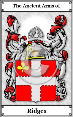 Ridges Family Crest Download (JPG)  Book Plated - 150 DPI
