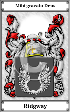 Ridgway Family Crest Download (JPG)  Book Plated - 150 DPI