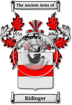 Ridinger Family Crest Download (JPG) Legacy Series - 600 DPI