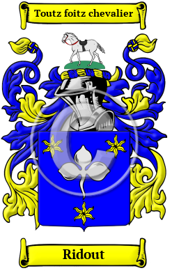 Ridout Family Crest Download (jpg) Heritage Series - 150 DPI