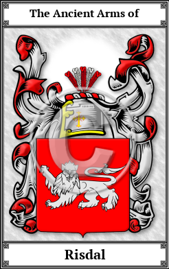 Risdal Family Crest Download (JPG)  Book Plated - 150 DPI