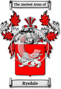 Rysdale Family Crest Download (jpg) Legacy Series - 150 DPI