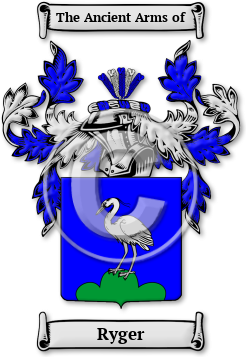 Ryger Family Crest Download (jpg) Legacy Series - 150 DPI