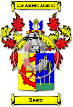 Reetz Family Crest Download (JPG) Legacy Series - 600 DPI