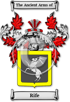 Rife Family Crest Download (jpg) Legacy Series - 150 DPI