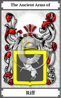 Riff Family Crest Download (JPG)  Book Plated - 150 DPI