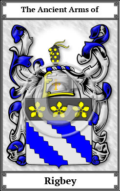 Rigbey Family Crest Download (JPG)  Book Plated - 150 DPI