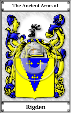 Rigden Family Crest Download (JPG)  Book Plated - 150 DPI