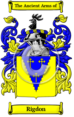 Rigdon Family Crest Download (JPG) Heritage Series - 600 DPI