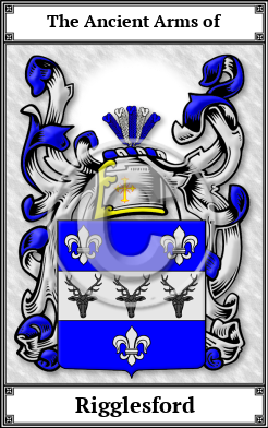 Rigglesford Family Crest Download (JPG) Book Plated - 600 DPI