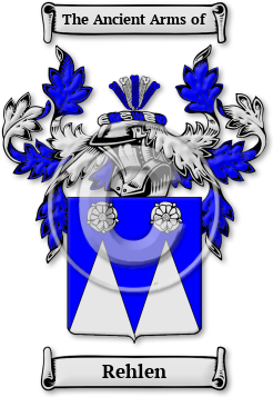 Rehlen Family Crest Download (JPG) Legacy Series - 600 DPI