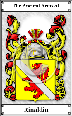 Rinaldin Family Crest Download (JPG) Book Plated - 600 DPI