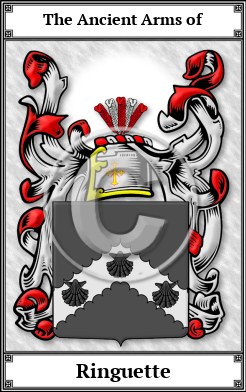 Ringuette Family Crest Download (JPG)  Book Plated - 150 DPI