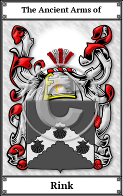 Rink Family Crest Download (JPG)  Book Plated - 150 DPI