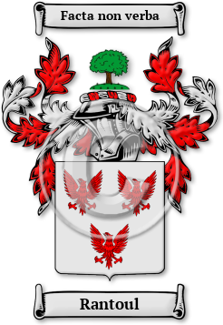 Rantoul Family Crest Download (jpg) Legacy Series - 150 DPI