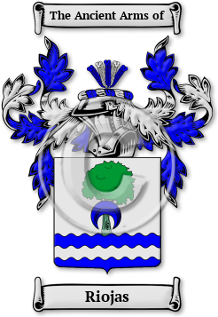 Riojas Family Crest Download (jpg) Legacy Series - 150 DPI