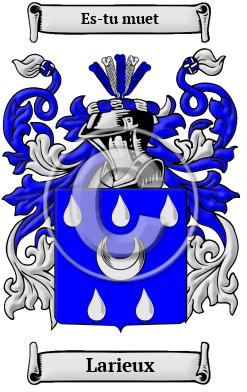 Larieux Family Crest Download (JPG) Heritage Series - 600 DPI
